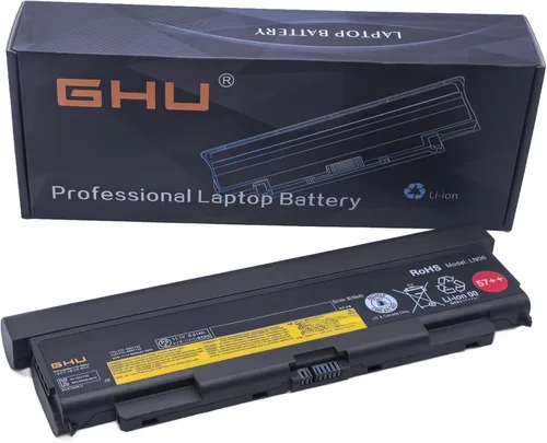 GHU 57++ - Batería de 9 celdas para laptop de 98 Wh, repuesto para Lenovo ThinkPad T440p T540p W540 W541 T450p L440 L540, compatible con 0C52864