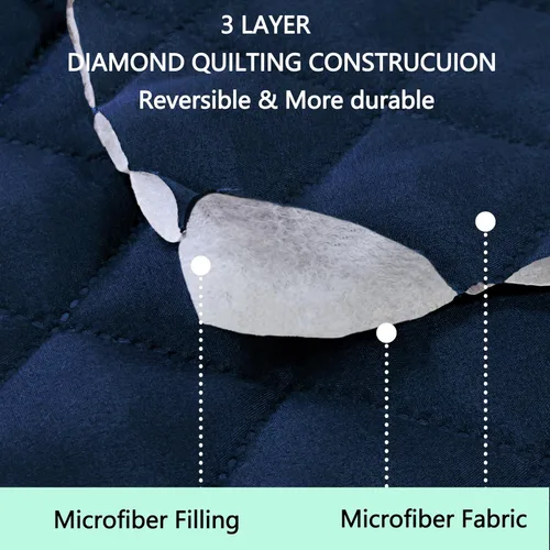 Miniatura 3 de Fundas para silla reclinable, reversible, funda de sofá para mascotas, protector de muebles para niños perezosos