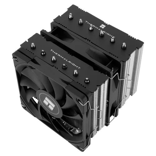 Thermalright Royal Knight 120 SE - Enfriador de CPU, solo 6.102 in de alto, ventiladores PWM duales de torres duales TL-C12B V2 y TL-C12015B, 6
