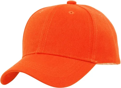 Miniatura 11 de TOP HEADWEAR Sombrero de béisbol ajustable con cierre de velcro para niños en blanco