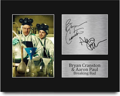 Miniatura 8 de HWC Trading Bryan Cranston & Aaron Paul Breaking Bad Walter White & Jesse Pinkman 16 x 12 pulgadas (A3) - Regalos impresos con autógrafo