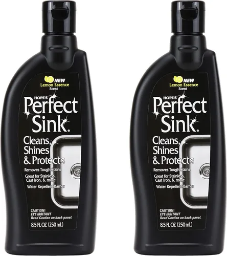 Miniatura 15 de HOPE'S Limpiador y Pulidor Perfecto para Fregaderos, Restaurador, Repelente al Agua, Elimina Manchas, Ideal para Acero Inoxidable Cepillado, Hierro