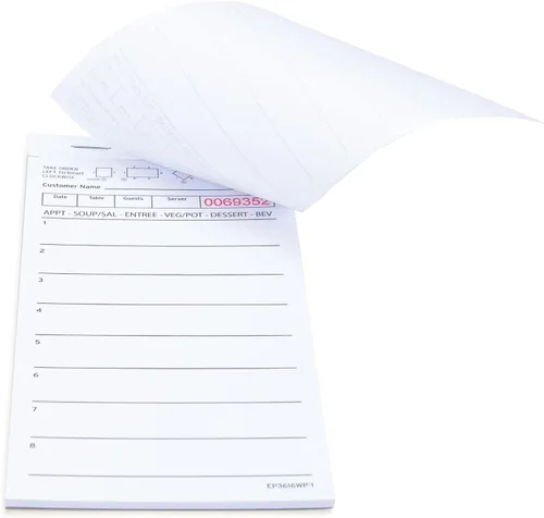 Miniatura 4 de DGBDPACK Talonarios de Cheques de Invitados EP-3632-1 (20 Talonarios), Total 1000 Talonarios Rosa para Camarera, Fichas de Pedidos de Servidor