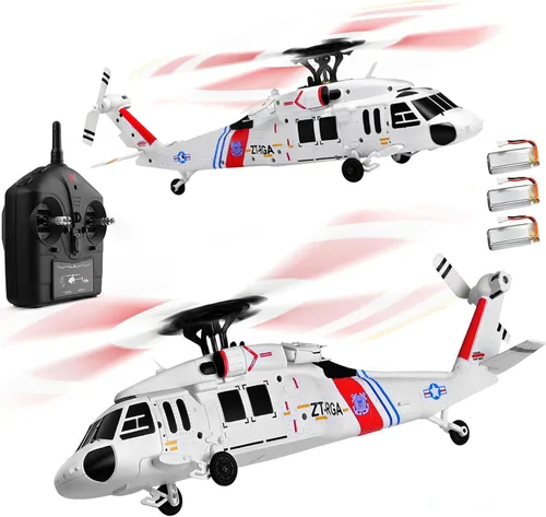 Helicóptero de control remoto K270 UH60L 2.4Ghz 4CH Helicóptero RC Heli Aileronless giroscopio de 6 ejes Presión de aire Retención de flujo óptico