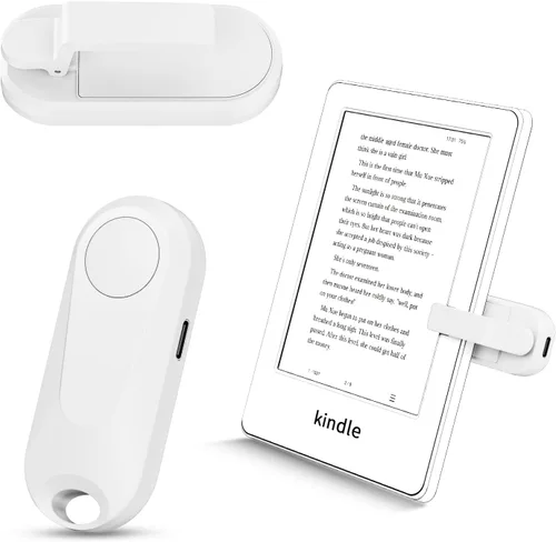 Miniatura 7 de Volteador de página con control remoto RF para Kindle Paperwhite, Oasis, eReaders Kobo, disparadores remotos para grabación de video y cámara, Negro