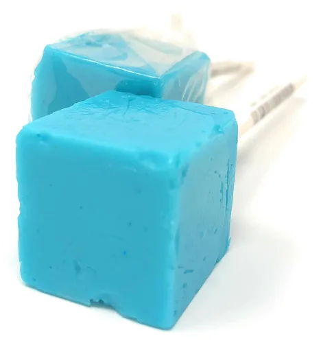 Miniatura 14 de Chupetas de Caramelo Duro en Cubo: Paquete de Chupetas con Sabor Envueltas Individualmente por Espeez - Paletas Cuadradas de Fiesta Estilo Antiguo