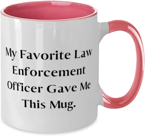 Miniatura 2 de Taza de dos tonos de 11 onzas con texto en inglés "My Favorite Law", regalo para colegas, regalos inspiradores de amigos, regalos divertidos