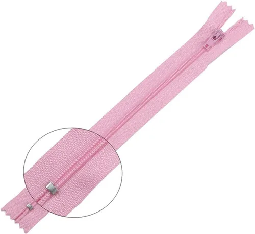 Miniatura 10 de Cierre de tela, 10 cremalleras de nailon para manualidades de costura a medida, cremalleras de nailon, para coser de 3 a 24 pulgadas, para coser