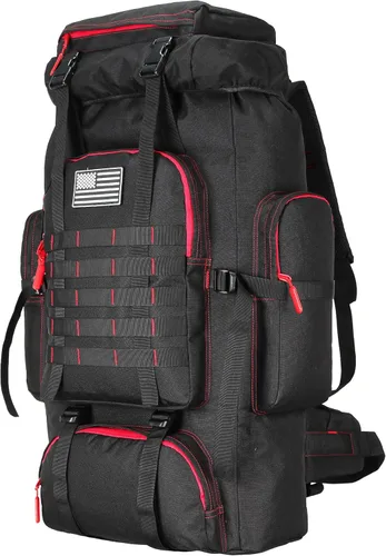 Miniatura 27 de Mochila de senderismo W WINTMING para hombres 70L/100L, mochila de campamento, mochila militar Molle, paquete de asalto de 3 días para escalada