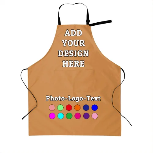 Miniatura 46 de Delantal personalizado para adultos, delantales personalizados con bolsillos, añade tu logotipo y foto, delantal impermeable ajustable personalizado