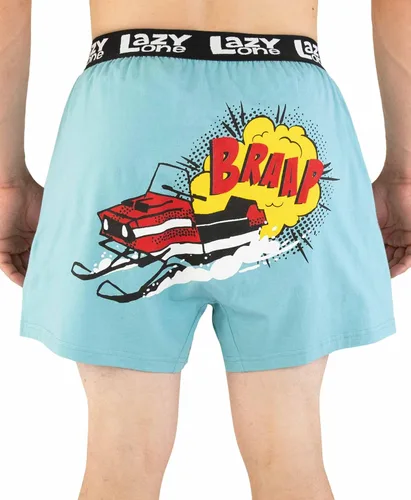 Miniatura 117 de Lazy One Divertidos boxers de animales, ropa interior humorística, novedosos pantalones cortos, regalos de broma para hombres