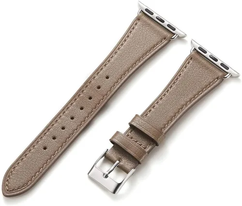 Miniatura 30 de HANDODO Italian Genuine Leather Band Women for Apple Watch Series 11 10 9 8 7 6 5 4 3 2 1 SE SE2 Ultra 2/3, SGS Certified Dressy Bracelet Cute Strap