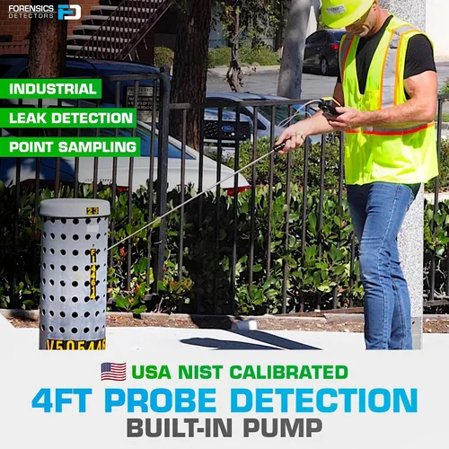 Miniatura 4 de Detector de monóxido de carbono para inspectores de Forensics Calibración rastreable NIST de EE. UU. Registro de datos de computadora Bomba