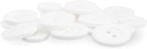 Miniatura 3 de ButtonMode Botones de bata de laboratorio (se adapta a AllHeart, Dickies, higos, manos curativas, Landau Labcoats) con 4 agujeros, juego de 22