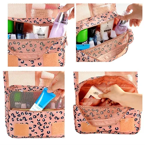 Miniatura 5 de seven wolves Bolsas de cosméticos colgantes - Organizador de viaje portátil Bolsas de cosméticos Bolsas de cosméticos Cajas de señoras Kit de Rosado