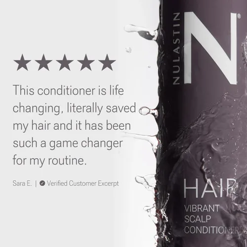 Miniatura 5 de NULASTIN Acondicionador vibrante para el cabello para el cuero cabelludo, acondicionador voluminizador para cabello fino, apoya la apariencia