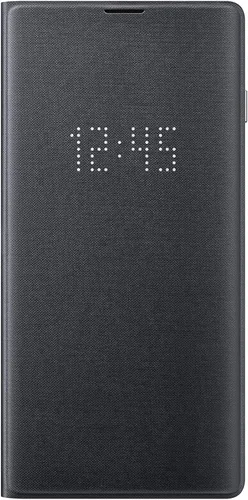 Miniatura 13 de Samsung Galaxy S10 - Carcasa protectora con función atril, Funda de piel para Samsung S10, color negro, Negro