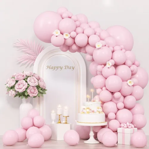 Miniatura 127 de Voircoloria - Globos azul bebé claro, paquete de 66 globos de 12 pulgadas de látex para fiestas para niños y niñas, para cumpleaños, baby shower, 16