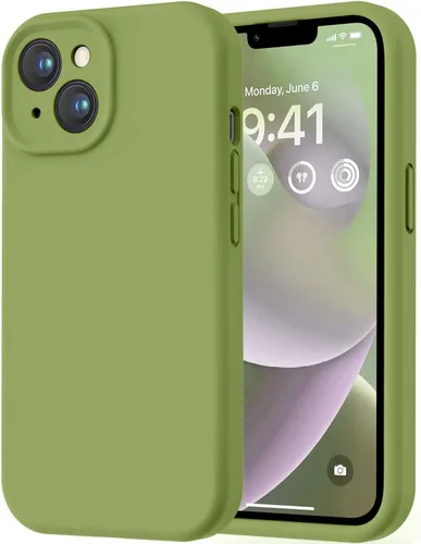 Miniatura 252 de LOVE 3000 Compatible con Funda para iPhone 15, [Cámara de Cobertura Completa de Silicona Suave] [Protección contra Caídas de 8 pies], Forro de Negro