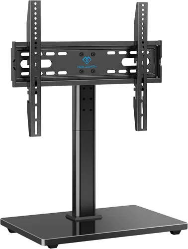 Miniatura 11 de PERLESMITH Patas giratorias universales para televisores LED LCD de 24 a 60 pulgadas, soporte de montaje de televisión ajustable en altura con base