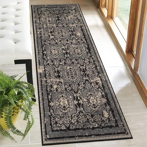 Miniatura 86 de Vaukki - Alfombra de pasillo, suave y peluda, alfombra antideslizante lavable, para lavandería, cocina, granja, baño, entrada y dormitorio
