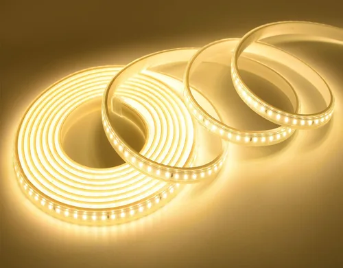 SUYOOULIN Tira de luces LED, 59 pies/59.1 ft de alto voltaje AC110V-130V Waterpoof IP68 súper brillante 54000LM 2835 120 LEDs/m tiras de luz LED