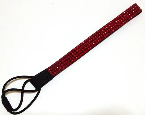 Miniatura 12 de WigsPedia Diadema elástica de cristal con diamantes de imitación, 4 filas, banda elástica para el cabello para mujer (verde bosque)