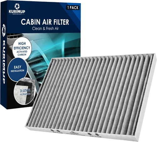 KURIMUP Filtro de aire de cabina prémium con carbón activado, repuesto para CF11663, apto para Buick Enclave 08-17, Chevrolet Traverse 09-17, GMC
