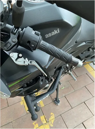 Miniatura 6 de Accesorios CNC para motocicleta, ajustable, plegable, extensible, con logotipo, palancas de embrague de freno para Yamaha FZ6 FAZER FZ-6 FZ 6 10