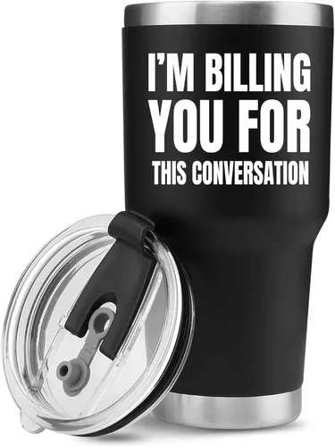 Miniatura 9 de Vaso aislado al vacío con texto en inglés "I Billing You For This Conversation Lawyer", regalo para abogado, estudiante, graduación de un compañero