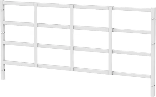 Miniatura 7 de Protector de seguridad fijo para ventana de 19 x 38 pulgadas, paquete de 2 unidades de ancho ajustable que evita caídas accidentales, sin salida