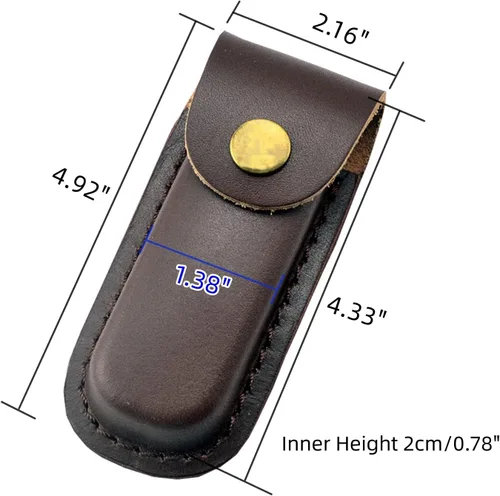 Miniatura 2 de Funda multiherramienta, Funda de cuero para cuchillos multiherramientas, estuche de bolsillo para cinturón, Funda para cinturón de bolsillo, Funda