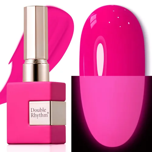 Miniatura 15 de Double Rhythm 15ml de esmalte de uñas en gel, color puro, mismo color, misma botella, esmalte de uñas de remoción para arte de manicura en salón