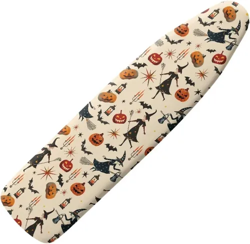 Miniatura 36 de Funda floral a prueba de arañazos para tablas de planchar de tamaño estándar, reflectante, con 3 ganchos y bucles para decoración de tablas de 15 x