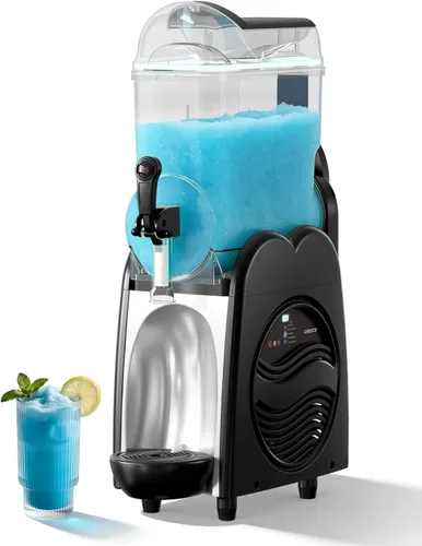 Miniatura 12 de Máquina comercial de granizado de 12 galones, máquina de margarita congelada para mockaritas congeladas, máquina de granizado de 110 V/60 Hz con 3