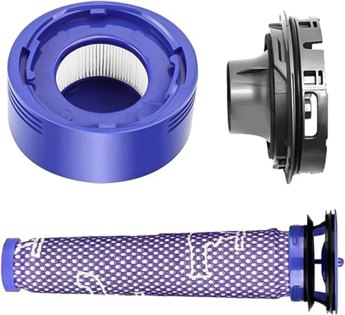 Miniatura 9 de ilovelife Tapa de contenedor de polvo, 2 postes y 2 prefiltros de repuesto para Dyson V7 V8 Animal Absolute Motorhead aspiradora inalámbrica