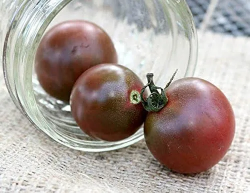 Miniatura 2 de Paquete de semillas prémium de tomate de cereza negra para plantar