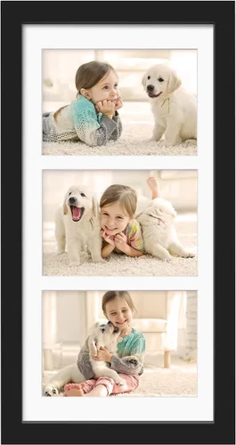 Miniatura 151 de KINLINK 3.5x5 Picture Frame, Ash Black Solid Wood Frame with Plexiglass for Table Top and Wall Mounting, Photo Frame for Horizontal or Vertical