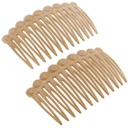Miniatura 9 de Camila Paris CP2871/2 Peine lateral francés pequeño redondeado, Tokio French Twist Peines decorativos, pinzas de pelo de sujeción fuerte para Tokyo