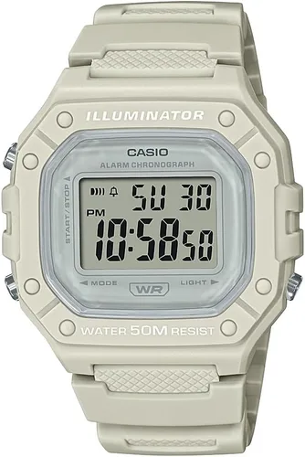 Miniatura 9 de Casio W218H Series Men’s Digital Watch 50M WR 1/100 Second Stopwatch 100 SEC Chronograph LED Backlight Countdown Timer Daily Alarm