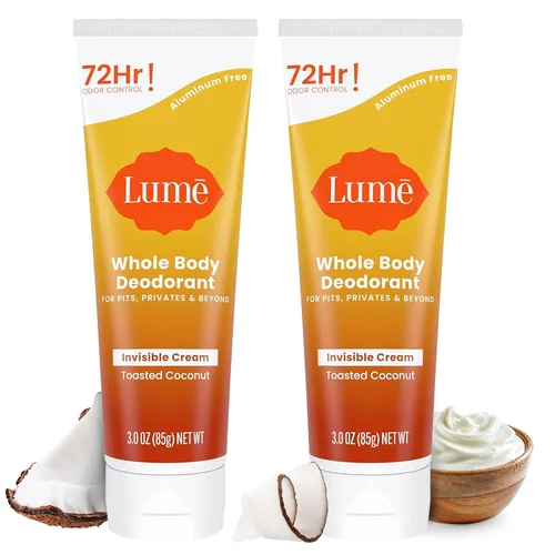 Miniatura 24 de Lume Desodorante para todo el cuerpo - Tubo de crema invisible - Control de olor durante 72 horas - Sin aluminio, sin bicarbonato de sodio, seguro
