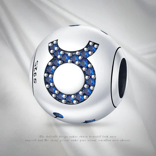 Miniatura 61 de Pandach 12 dijes de cumpleaños con signo del zodiaco de plata de ley 925 con piedra natal para mujer, pulsera, collar, pulsera, regalo para mujeres