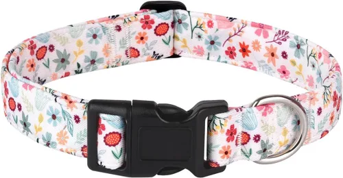 Miniatura 7 de Collar de perro, collar ajustable para perros pequeños, medianos y grandes, lindo collar de cachorro para perros machos y hembras, bonito diseño