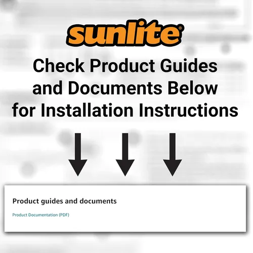 Miniatura 7 de Sunlite 88686 LED Mission Style - Accesorio para exteriores, 12 vatios (75 W = ), 800 lúmenes, fotocélula incorporada, acabado negro, lente blanca