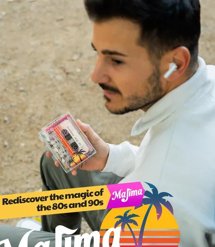 Miniatura 8 de Reproductor de cassette Bluetooth con radio FM, diseño portátil transparente, regalo de audio retro, compatible con alimentación USB o pilas AA