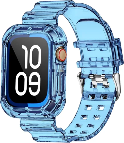 Miniatura 18 de NotoCity - Bandas transparentes para Apple Watch de 38 mm, 40 mm, 41 mm con estuche protector resistente transparente, compatible con Series 9, 8