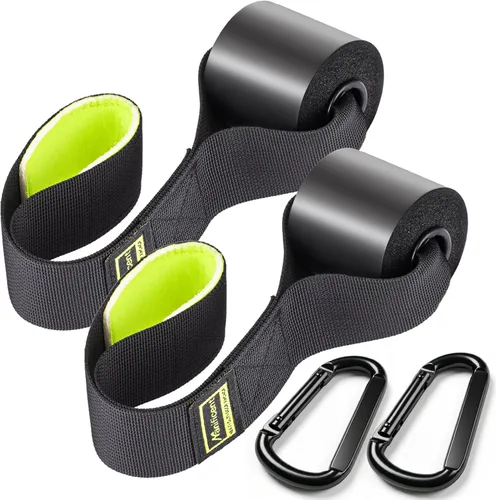 Miniatura 9 de Manificent Anclaje de Puerta para Bandas de Resistencia, Sistema de Anclaje de Puerta Acolchado de Servicio Pesado con Gancho de Puerta, Accesorio