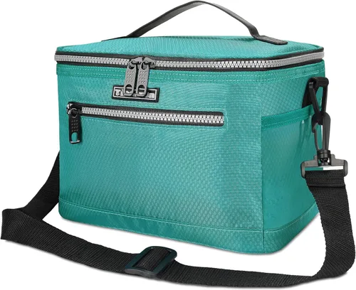 Miniatura 30 de Tirrinia Lonchera aislada para hombres/mujeres, bolsa de almuerzo a prueba de fugas para escuela y trabajo, bolsa de almuerzo grande para niños