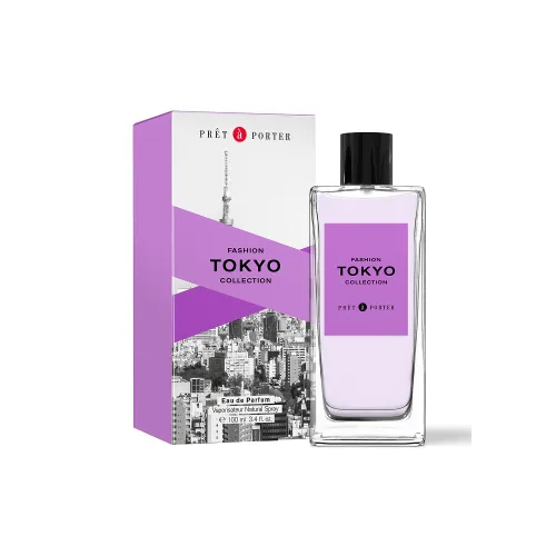 Miniatura 2 de Pret à Porter City Collection Tokyo Eau de Parfum 3.4 fl oz (Paquete de 1), Notas de Flor de Cerezo, Peonía y Ámbar, Fragancia para Mujer, De Larga