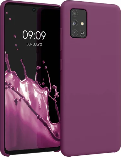 Miniatura 160 de kwmobile Funda Compatible con Samsung Galaxy A14 5G - Funda de teléfono de TPU y silicona con acabado suave - Verde Lima